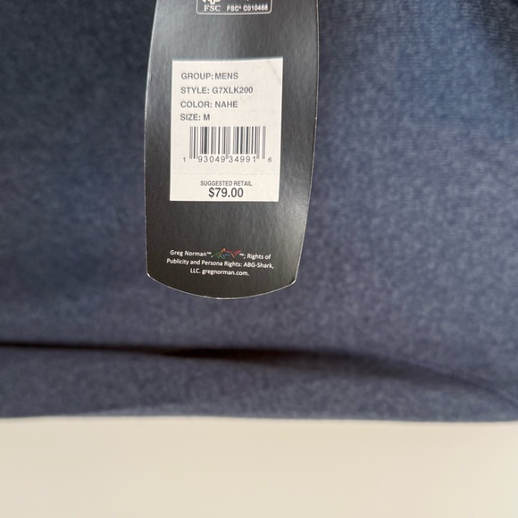 NWT Greg Norman Men’s 1/4 Zip, M - Picture 3 of 6